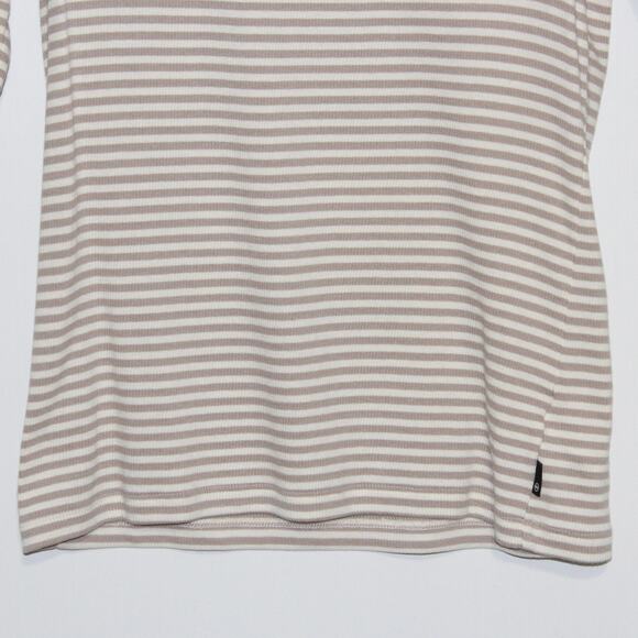 AG Jeans Diana Short Sleeve Top Whitewash Beige Size XL - Picture 4 of 7